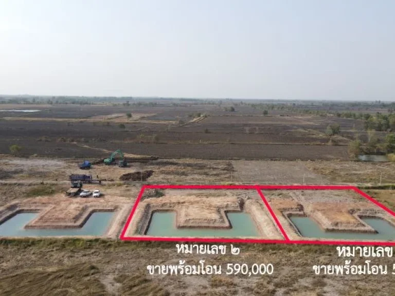 ขายที่ดิน 1 ไร่ มีโฉนด หลังโรงพยาบาลปากพลี ขายเพียง 590000