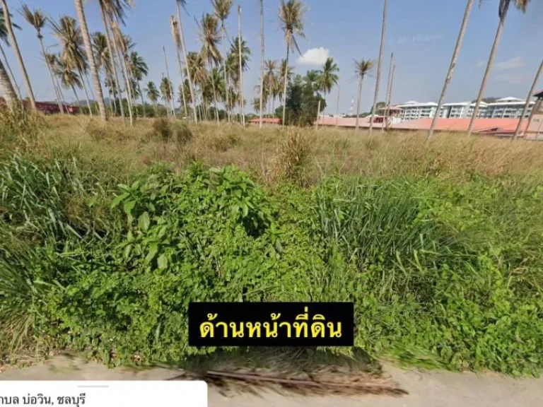 ขายถูกต่ำกว่าราคาตลาดที่ดินติดถนน2ด้าน ตบ่อวิน อ ศรีราชา จ