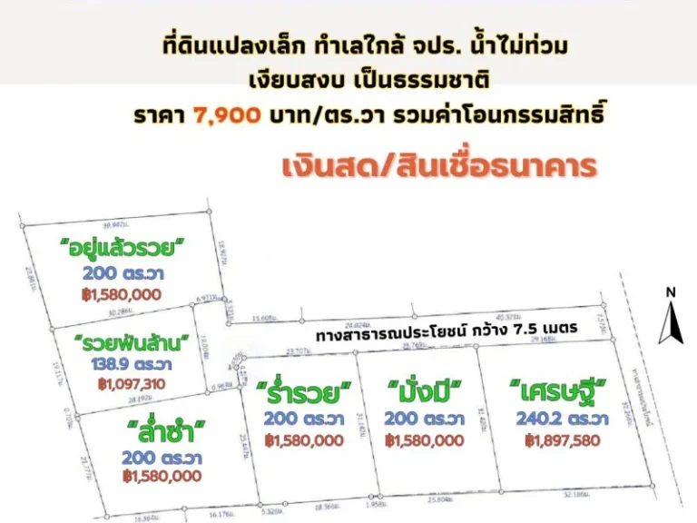 ขายที่ดินนครนายก 200 ตรวา Mountain 8 ใกล้ จปร