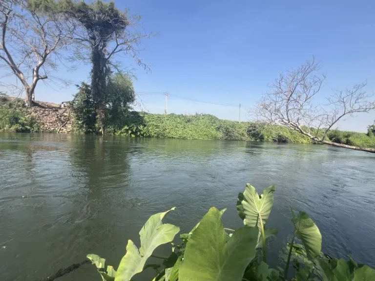 ที่ดินติดแม่น้ำเพชรบุรี แปลงเล็ๆ แก่งกระจาน โซนล่องเรือยาง