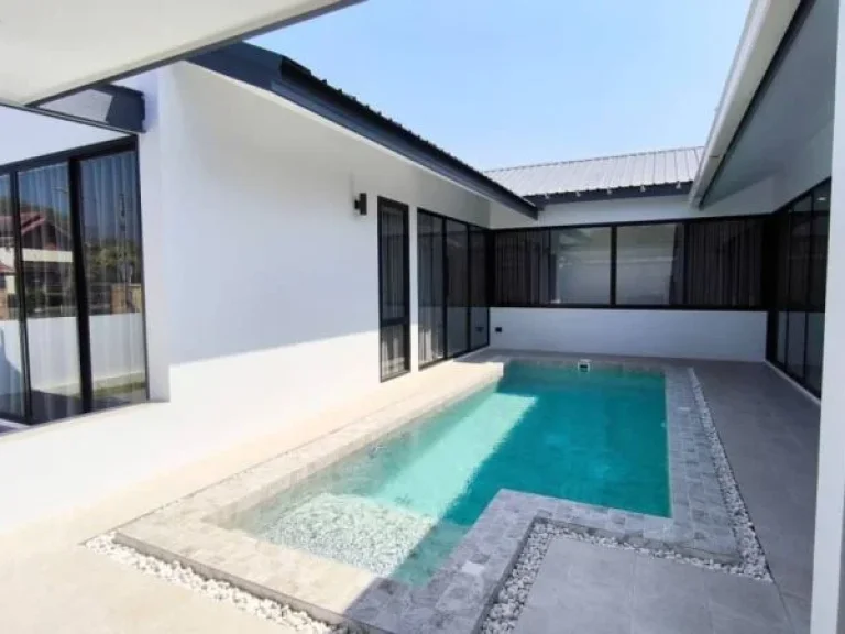 ขายบ้าน Pool Villa นอกโครงการ วิวภูเขา ใกล้ถนนคลองชลประทาน -