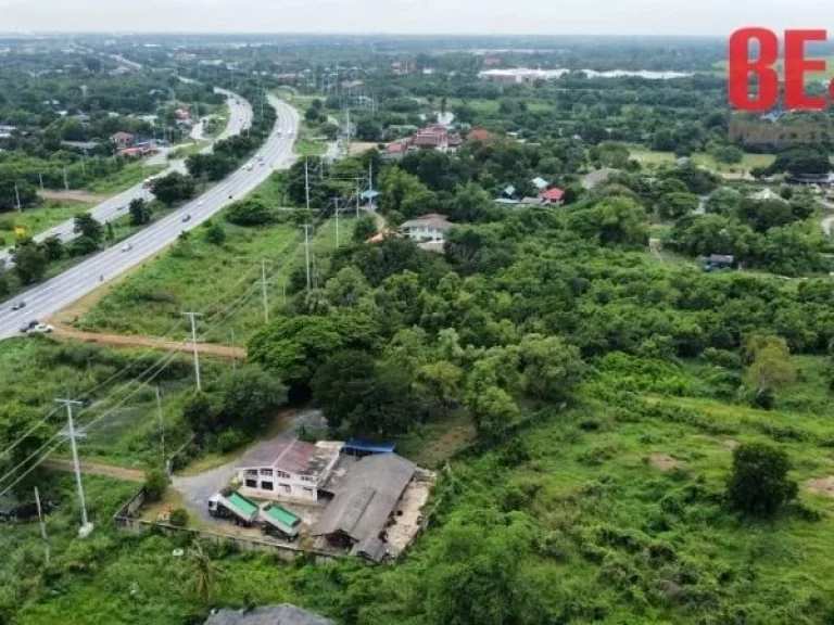 ขายที่ดิน ริมถนนสายเอเชีย ทล 32 ที่ดินถมแล้ว ต ขวัญเมือง