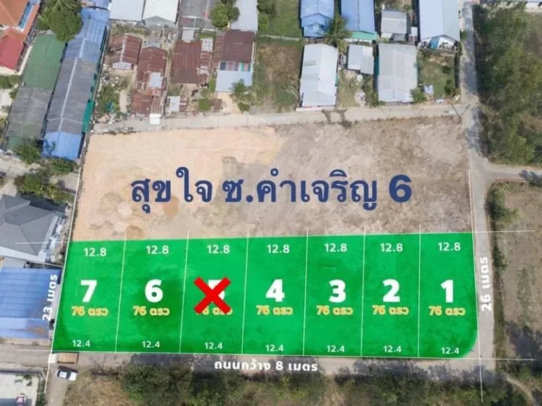 เปิดจองบ้านสุขใจ ซคำเจริญ อวาริน ใกล้ รพวาริน