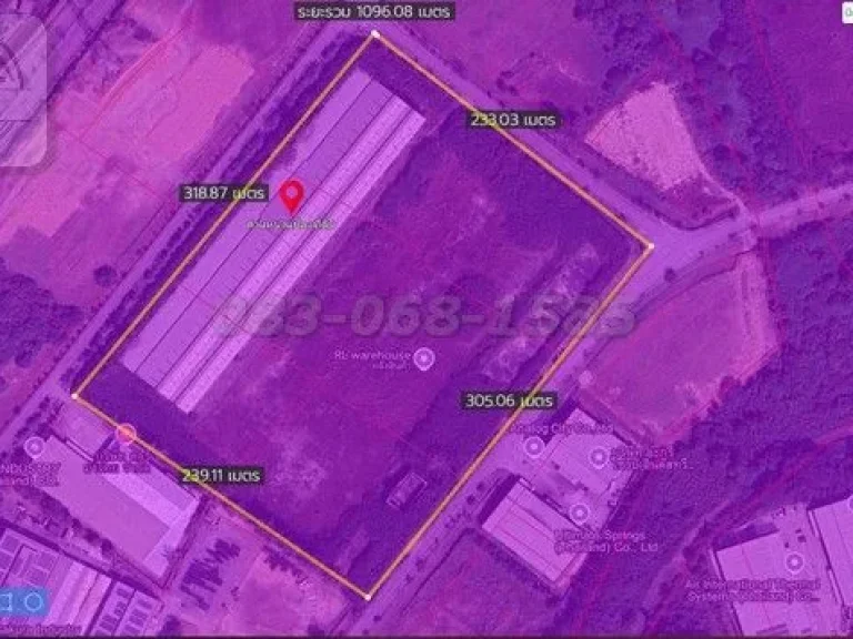 ขายโรงงานผังสีม่วงเข้ม นิคมWHA 1 บ่อวิน ถนน331 เนื้อที่