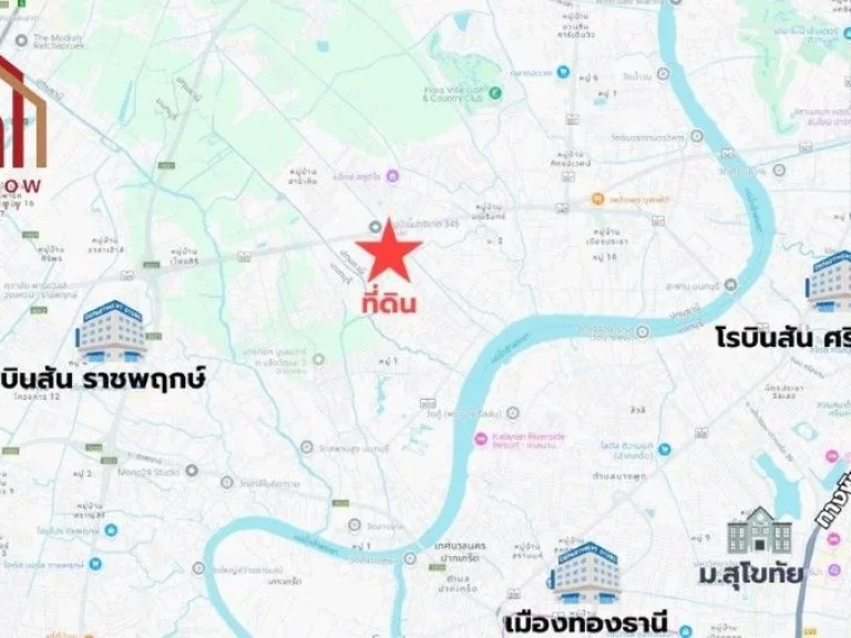 ขาย ที่ดิน 70 ตารางวา ถนน 345 สะพานนนทบุรี-บางบัวทอง