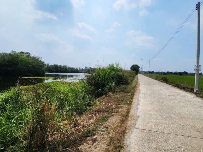 ขายที่ดิน บ้านม้า ใกล้คลองพระยาบันลือ บางไทร อยุธยา เนื้อที่