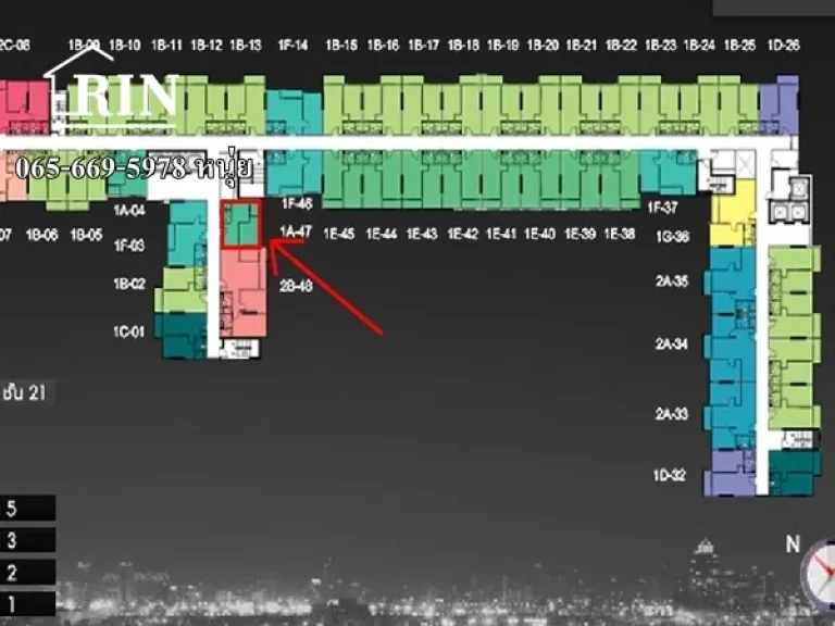 ขายคอนโด เดอะ พาร์คแลนด์ เพชรเกษม-ท่าพระ 26 ตรม ชั้น 19 ห้องไม่เคยเข้าอยู่ 065-669-5978