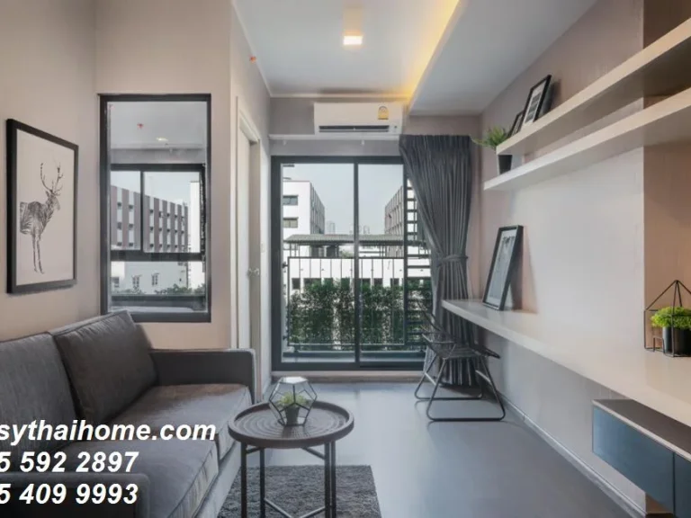 คอนโดให้เช่า Ideo Sukhumvit 93 Size 35 SQM 1 bed1 bath Floor 6 ซอย สุขุมวิท 95 บางจาก พระโขนง 1 ห้องนอน พร้อมอยู่ ราคาถูก