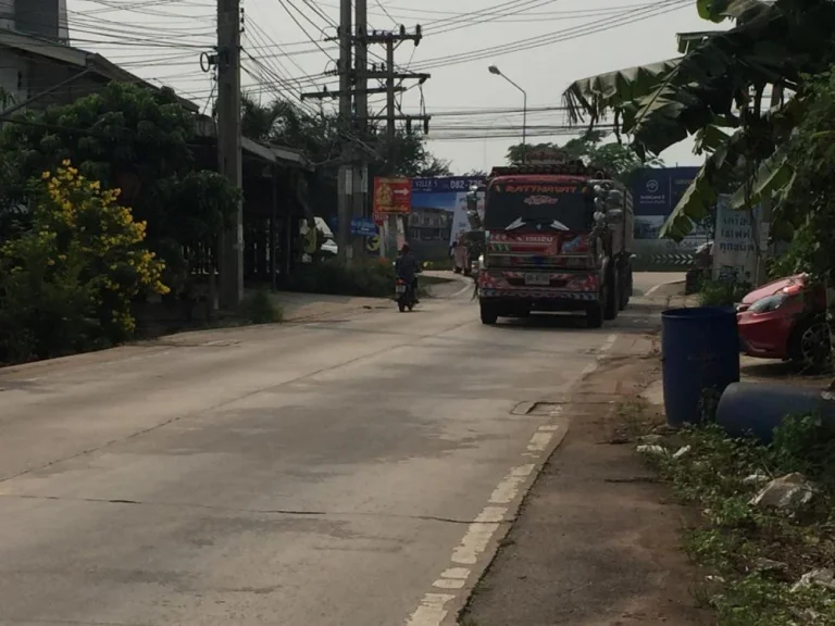 ขายที่ดินติดถนนคอนกรีต เหมาะสำหรับค้าขาย หอพัก โกดัง คลังสินค้า ตำบลบ้านเกาะ จังหวัดสมุทรสาคร