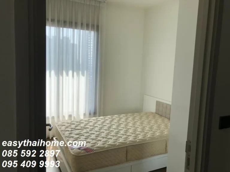 คอนโดให้เช่า WYNE Sukhumvit Size 62 SQM 2 bed2 bath Floor 27 คลองเตย 2 ห้องนอน พร้อมอยู่ ราคาถูก