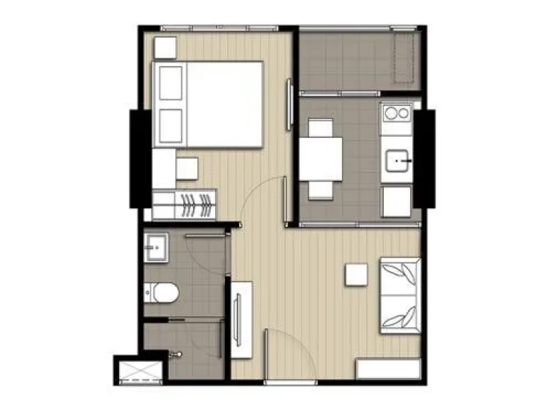 คอนโดให้เช่า IDEO O2 Size 33 SQM 1 bed1 bath Floor 21 สรรพาวุธ บางนา บางนา 1 ห้องนอน พร้อมอยู่ ราคาถูก