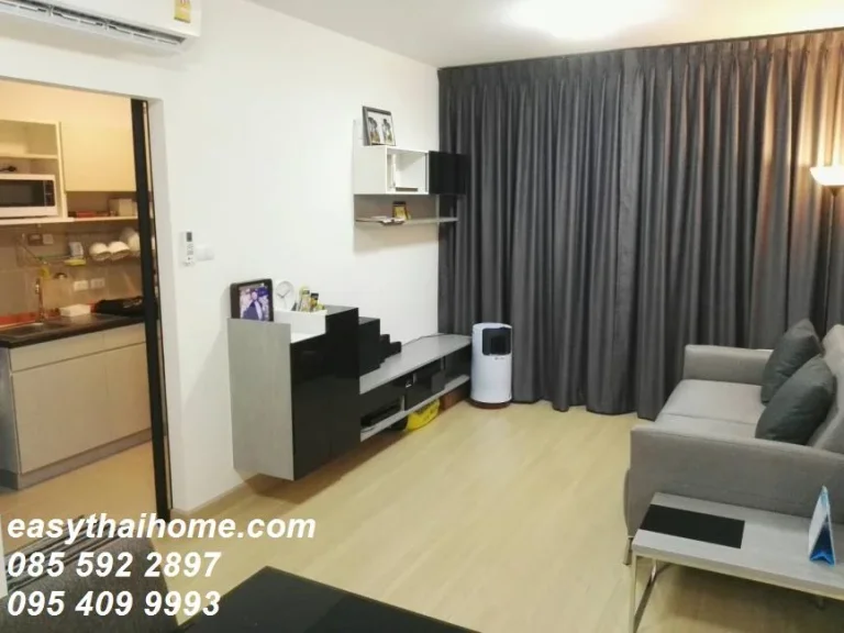 คอนโดให้เช่า Supalai Loft Talat Phlu Station Size 65 SQM 2 bed2 bath Floor 6 บุคคโล ธนบุรี 2 ห้องนอน พร้อมอยู่ ราคาถูก