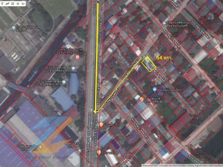 ขายที่ดินทำเลดี 54 ตรว ซประชาอุทิศ90 ตรงข้าม รรสารสาสน์ประชาอุทิศพิทยาคาร
