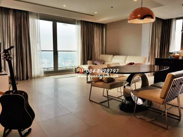 ขาย เดอะ ริเวอร์ คอนโดมิเนียม The River Condominium 109 ตรม ชั้น 58 ห้องมุม วิวแม่น้ำ