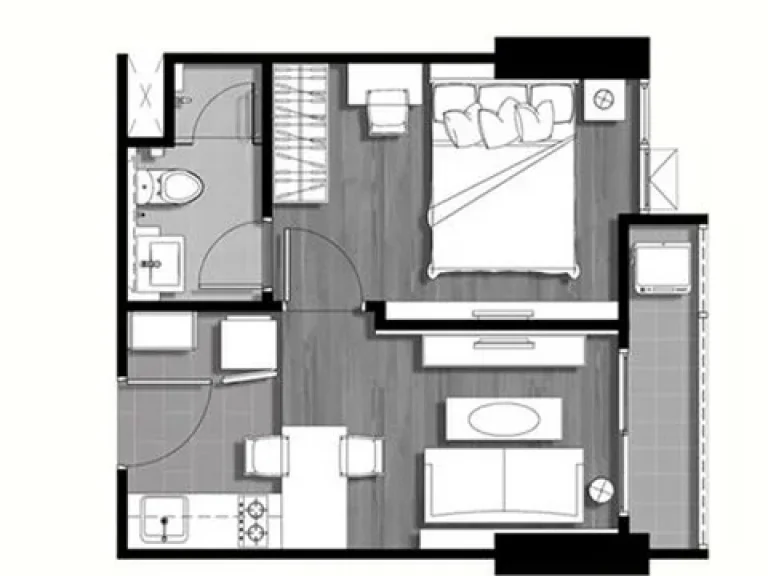 ขายคอนโดซี เอกมัย C Ekkamai 1นอน3041ตรม ชั้น 12A ห้อง 12 ห้องใหม่พร้อมโอน