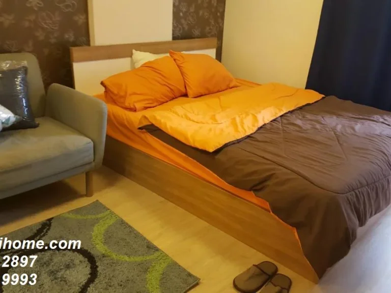 คอนโดให้เช่า เอลลิโอ สุขุมวิท 64 Size 22 SQM studio room1 bath Floor 2 บางจาก พระโขนง ห้องสตูดิโอ พร้อมอยู่ ราคาถูก