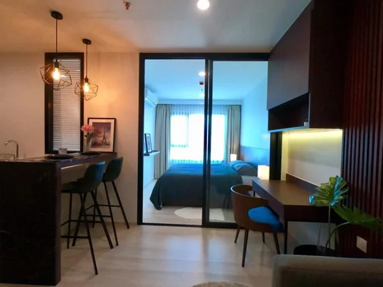 ให้เช่าและขาย Life Asoke 35 ตรม Bedroom Full Furnished