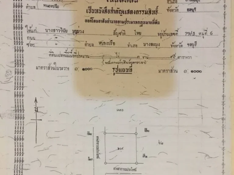 ที่ดินพร้อมตึก 5 ห้อง ขายพร้อมคนเช่า ราคาต่อรองได้