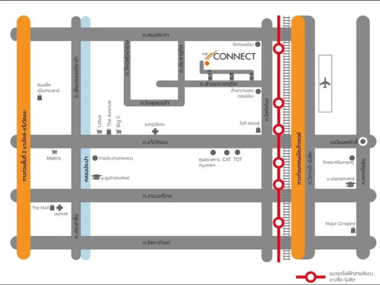 JP 620118-011 ให้เช่า ขาย The connect หลักสี่ - ดอนเมือง ใกล้ รถไฟฟ้า สถานีดอนเมือง