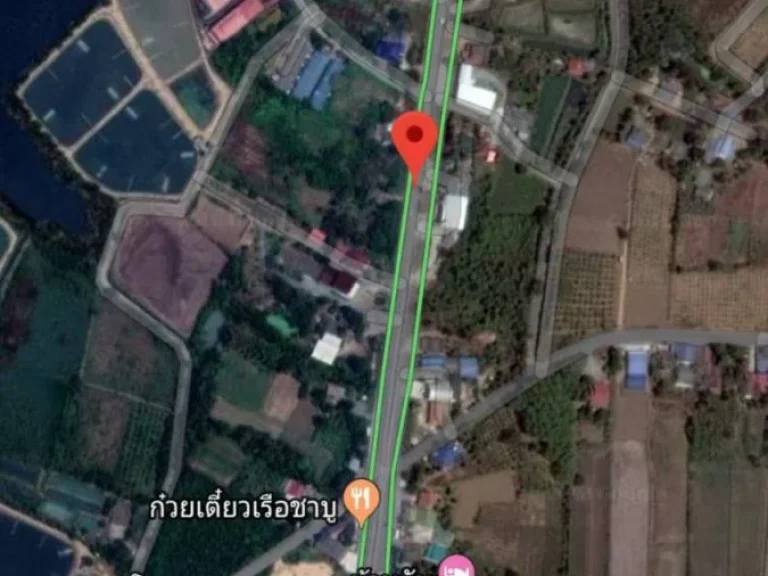 ด่วน ที่สวย ที่ดินหน้ากว้าง 50 เมตร ลึก 120 เมตรติดถนนนครปฐม-ดอนตูมมีถนน 2 ด้าน