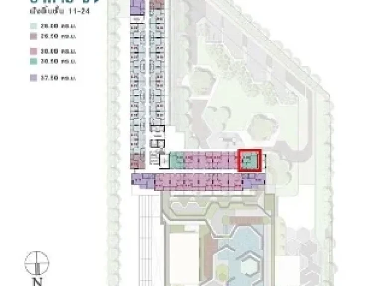 ขาย Lumpini Park Rama 9 - Ratchada 30 ตรม 1นอน ชั้น12A ห้องหัวมุม วิวโล่งๆ ใกล้ MRT พระราม9