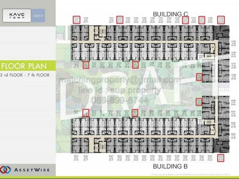 ขายดาวน์ Kave town รังสิต มกรุงเทพ แต่งครบ วิวสระ คัดเฉพาะห้องที่ดีที่สุด