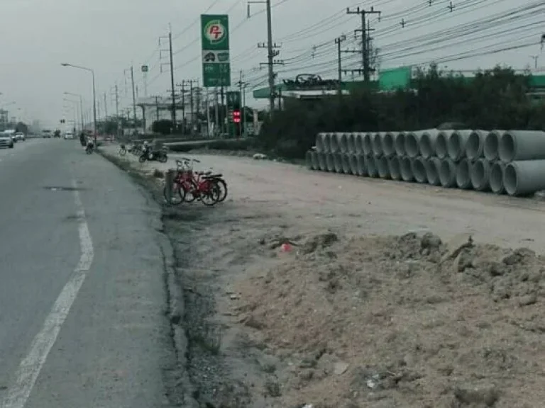 ขายที่ดิน พื้นที่สีม่วง ติดถนนสุวินทวงค์ฉะเชิงเทรา