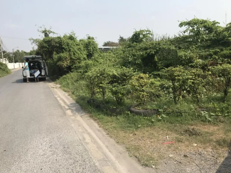 ขายที่ดิน 1 ไร่ ใกล้ถนนใหญ่และสถานีรถไฟฟ้าบางกระสอ เดินทางสะดวก ออกได้ทั้งรัตนาธิเบศร์-ติวานนท์-สนามบินนํ้า