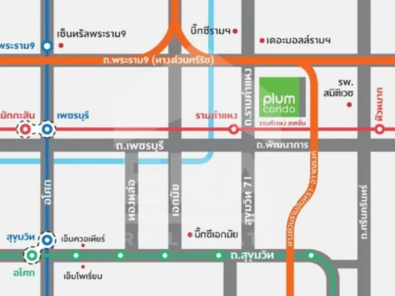 พลัม คอนโด สถานีรามคำแหง 2658 ตรม เขตสวนหลวง กรุงเทพฯ ราคาเช่า 12000 บาทเดือน