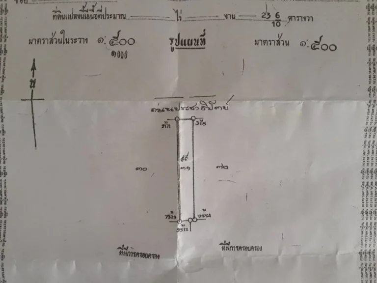 ขายที่ดิน3ห้องตลาดโก้งโค้งติดถนนประชาธิปัตย์