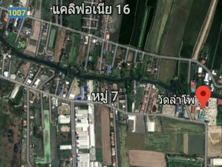 JP611211-005 ให้เช่า ที่ดินเปล่า 2-2-0 ไร่ วัดลำโพ - บางบัวทอง ตรงข้ามกับหมู่บ้านคันทรี ปาร์ดแคลิฟอเนีย