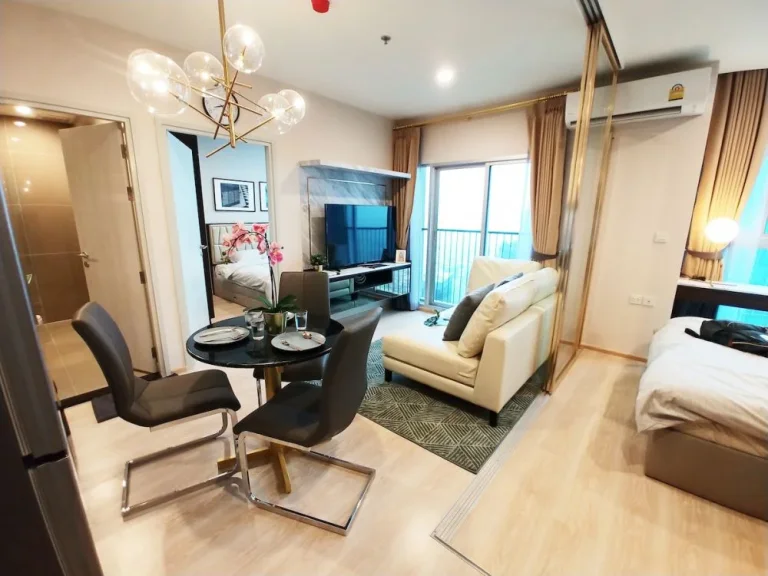 ให้เช่า Noble Revolve Ratchada 2 โนเบิล รีวอลฟ์ รัชดา 2 2Bed 38ตรม ใกล้MRTศูนย์วัฒนธรรม