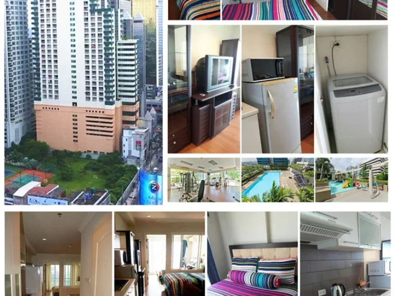 For rent มีอ่างอาบน้ำ Grand Park View Asok แกรนด์ พาร์ค วิว อโศก พร้อมเฟอร์ฯเครื่องไฟฟ้า 1ห้องนอน