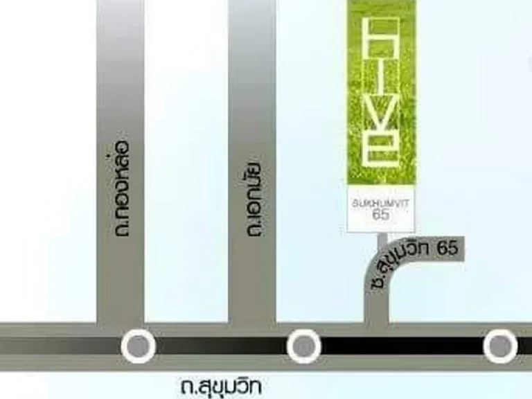 คอนโด ไฮฟ์ สุขุมวิท 65 ให้เช่า 1 BED ใกล้BTS เอกมัย 350เมตร