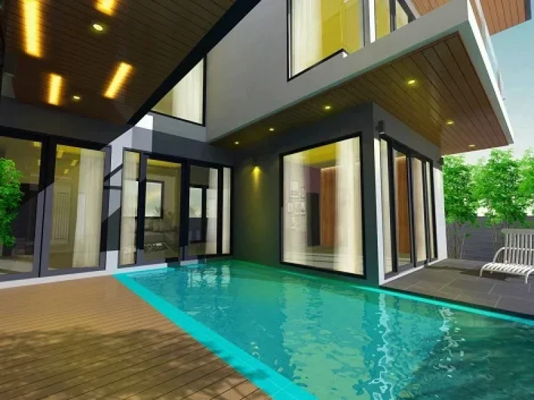 โปรดีส่งท้ายปีลดหลักแสน กับบ้านที่เน้นการออกแบบในไตล์ Pool villa