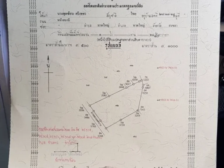 ขายที่ดินด่วน 1 ไร่ 28 ตรว ติดถนนลาดยาง ย่านตาขาว