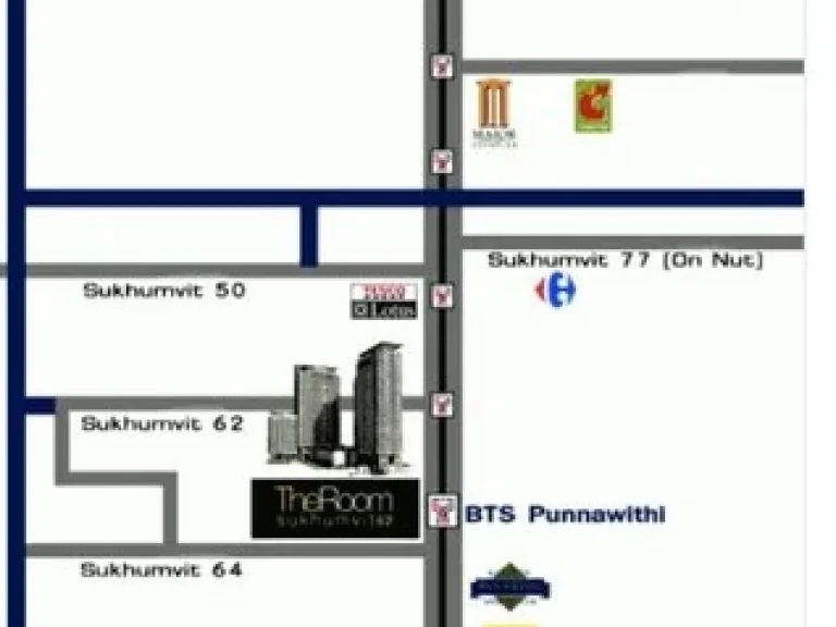 ขายคอนโด The Room Sukhumvit 62 ขนาด 45 ตรม วิวโล่ง ติด BTS ปุณณวิถี