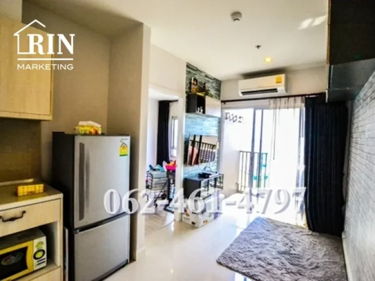 ขาย แมเนอร์ สนามบินน้ำ Sale Condo Manor Sanambinnam ชั้นสูง วิวแม่น้ำ 062-461-4797 บี