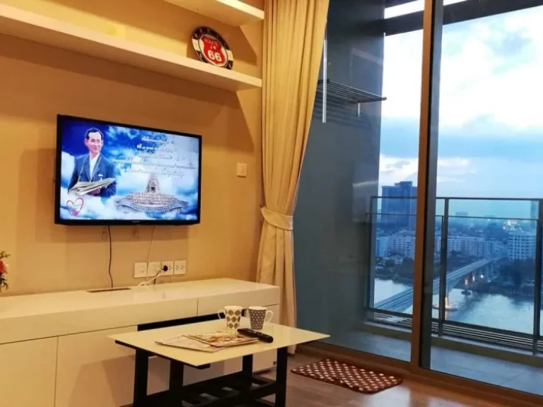 For rent 1 bedroom 333 Riverside river viewNear MRT bangpho