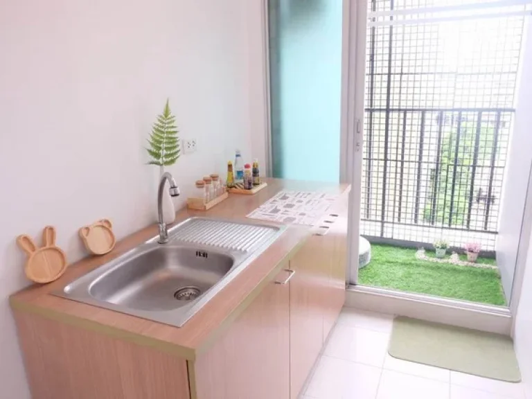 ถูกสุดในโครงการ D Condo รามอินทรา 1Bed แต่งใหม่ ชั้นสูง วิวสวย Modern Style ไฟคุมด้วยระบบรีโมต