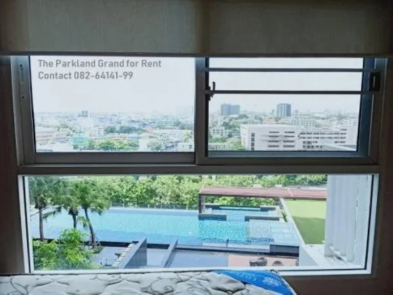 ให้เช่า Parkland Grand Taksin แบบ 1 ห้องนอน วิวสระ ใกล้ BTS ตลาดพลู ห้องสวย สภาพดี