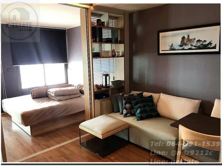 ให้เช่าห้องโทนเข้มสงบ U Delight Residence Riverfront Rama 3