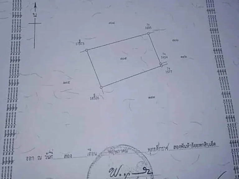 ขายที่ด่วนดิน 1ไร่ 1งาน ผังสีเหลือง ขายถูก ใกล้ถนน3304