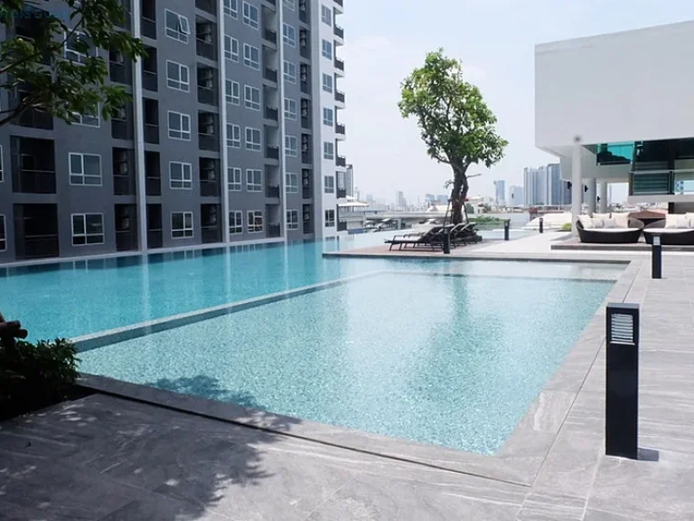 Condo The Tempo Grand สาทร-วุฒากาศ ติด BTS วุฒากาศ 28 ตรม 1 ห้องนอน ชั้น12 วิวสระว่ายน้ำ เฟอร์ครบ