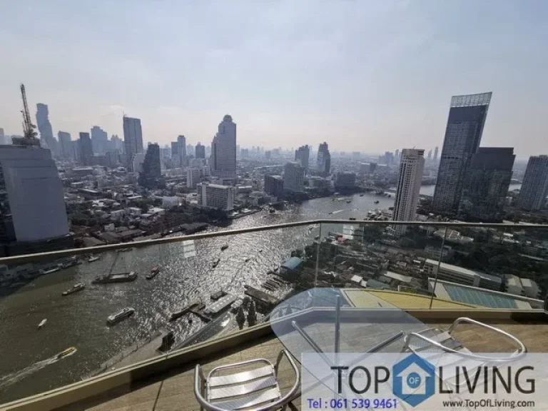 High floor 1 BR fully furnished for rent at Magnolias Waterfront Iconsiam