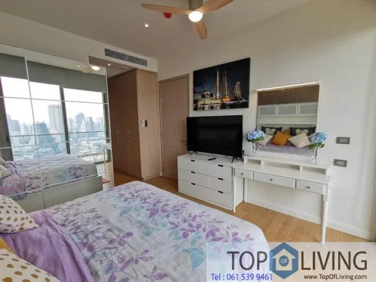 High floor 1 BR fully furnished for rent at Magnolias Waterfront Iconsiam