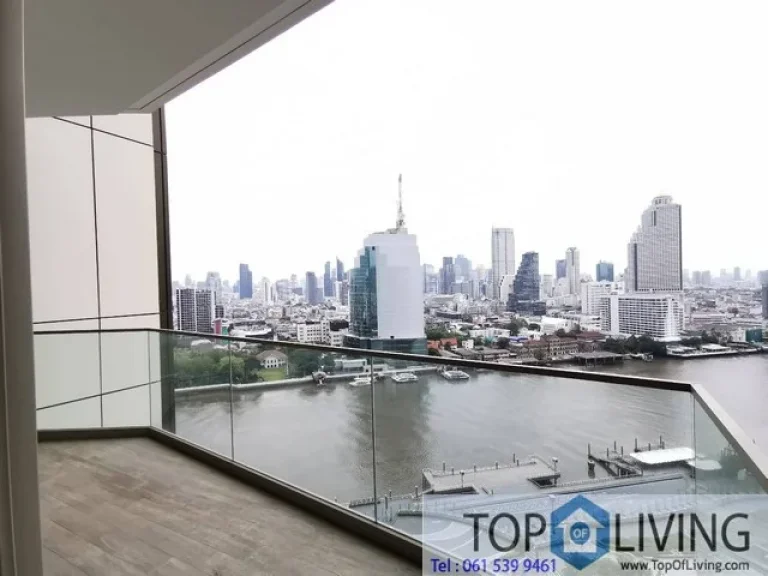 Unfurnished 1 BR for rent at Magnolias Waterfront Residences Iconsiam Breathtaking View