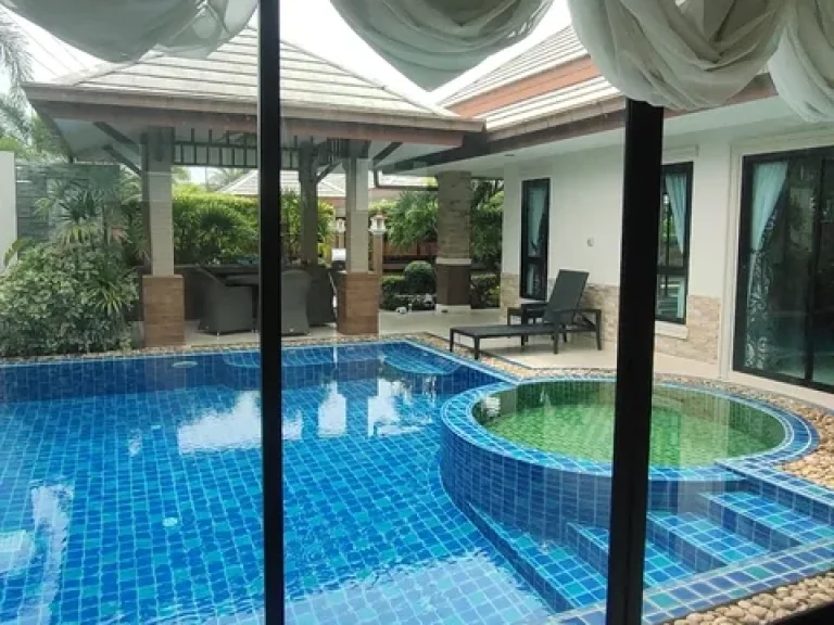 ขาย บ้านเดี่ยวชั้นเดียว สไตล์ pool villas ตกแต่งสไตล์ยุโรป