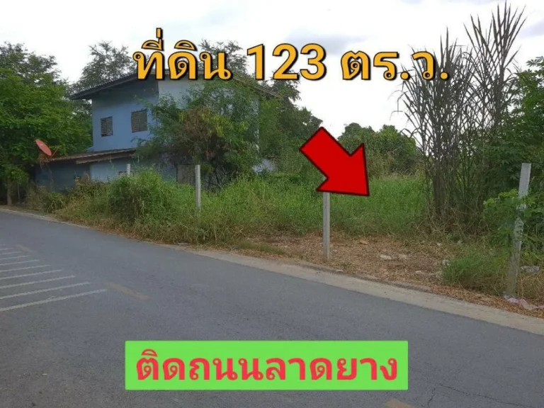 ขายที่ดินถมแล้ว 123 ตารางวา ซอย มณีรัตน์ 3 ใกล้สะพานนวนฉวี อำเภอ เมืองปทุมธานี