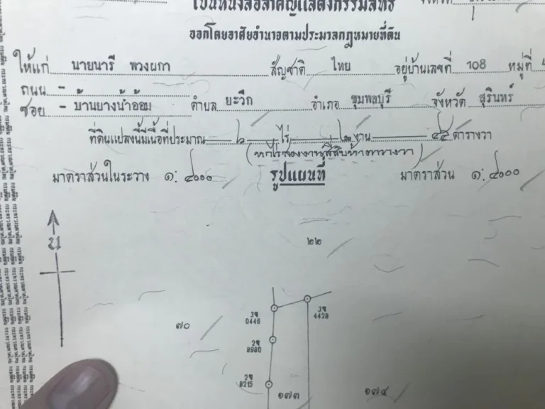 ขายที่นา 6 ไร่ 2 งาน 45 ตารางวา